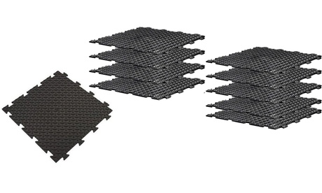 Lotto di 10 piastrelle con disegno in rilievo ''chicchi di riso''