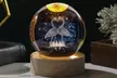 3D Engraved Crystal Ball Night Light with Solid Wood Base - Image 5