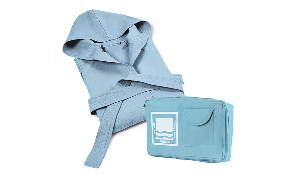 Accappatoio in microfibra con trattamento super assorbente