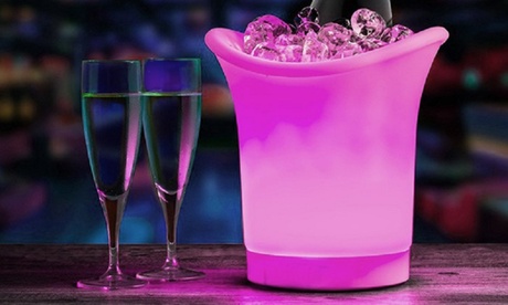 Cestello per il ghiaccio multicolore con tecnologia LED