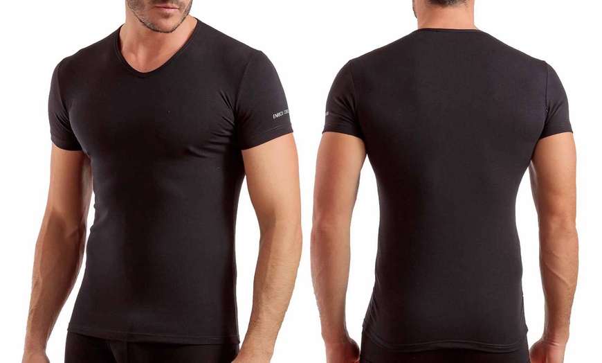 Image 15: Pack di 6 t-shirt o canotte da uomo Enrico Coveri