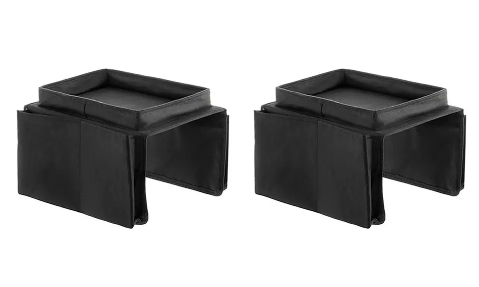 1, 2 of 4 organizers voor op de bankleuning