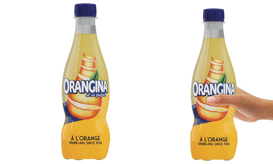 Image 2: Pack of 12 Fizzy Orange Drink 420ml