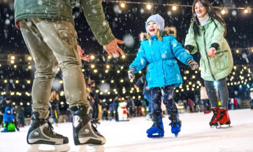 Image 1: Llega la magia del invierno: 30 minutos de patinaje sobre hielo para 1