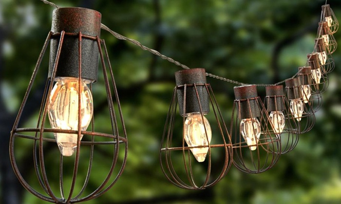 Guirlande à lanterne rétro