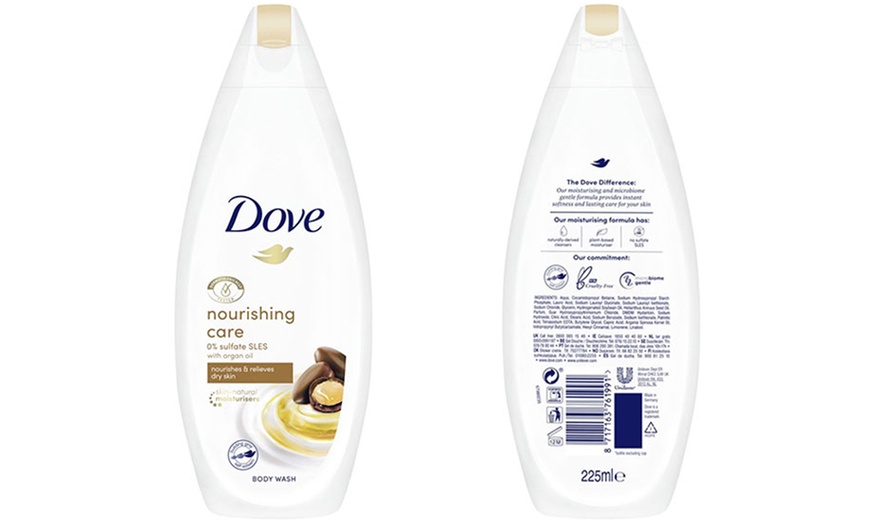 Image 15: Six Dove Cream Body Washes