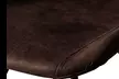 Lot de 2 chaises "Stanford", pieds en métal noir brossé et assise en microfibre, livraison offerte - Image 6