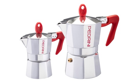 Set di 2 caffettiere Pedrini in 2 capacità