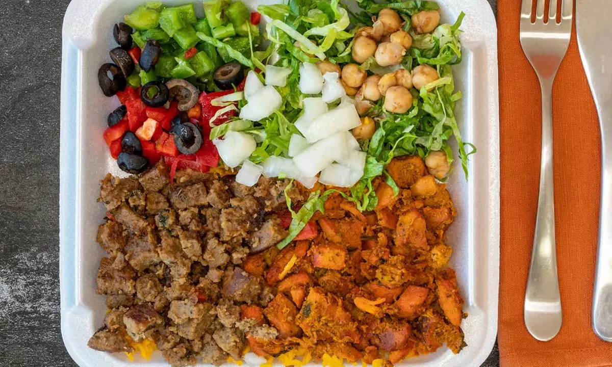 Middle Eastern Dishes Including Shawarma and Kabab