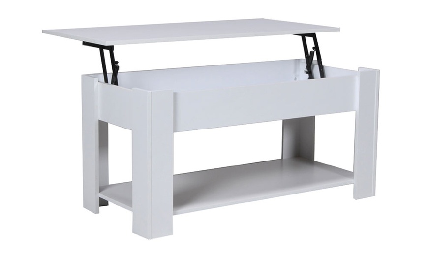 Image 2: Table basse "Utah" avec plateau relevable