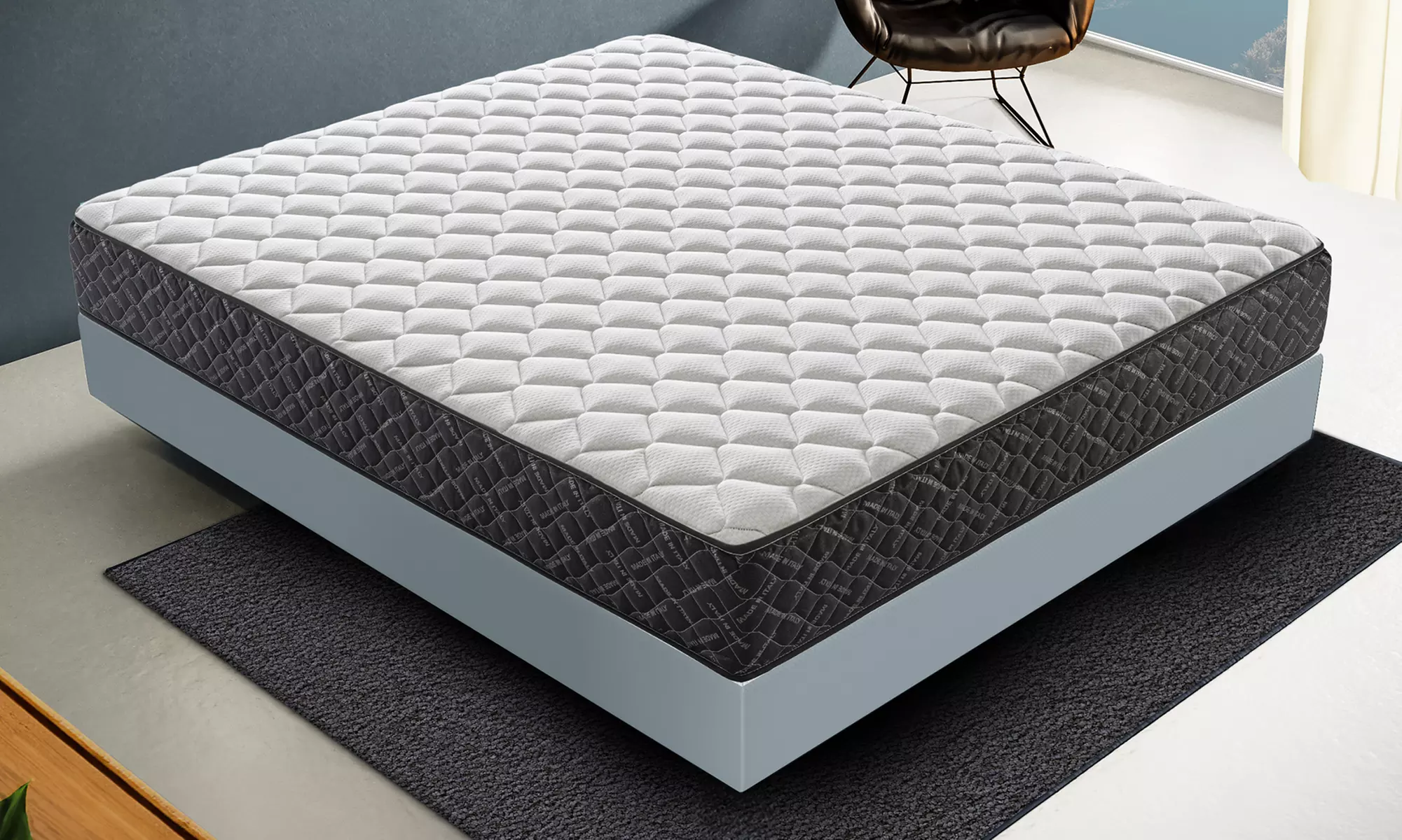 Orthopedisch matras met grafeen traagschuimlaag in afmetingen naar keuze, inclusief verzending - Primary Image