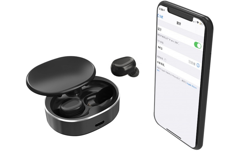 Image 7: M3 Wireless Bluetooth Earbuds