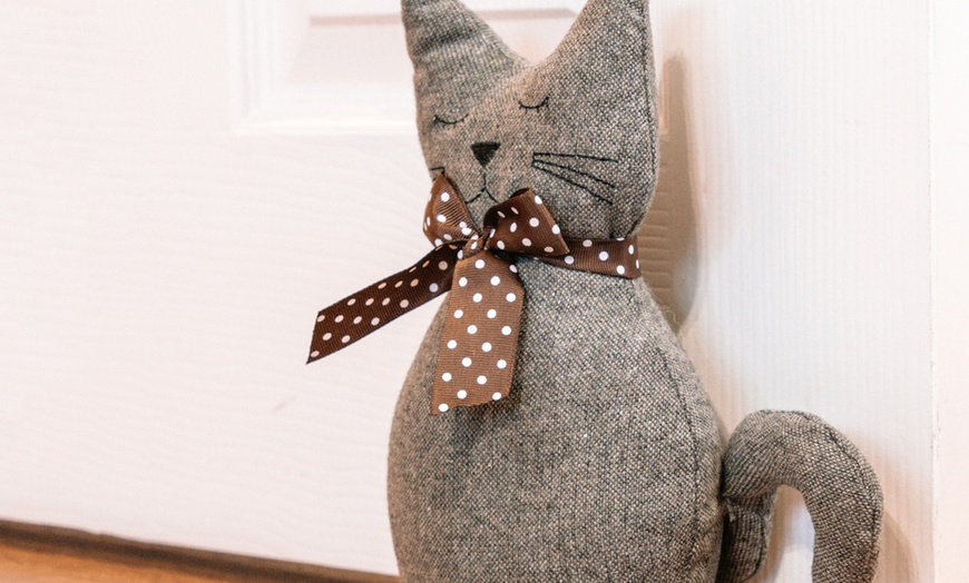 Image 5: Plush Animal Door Stopper