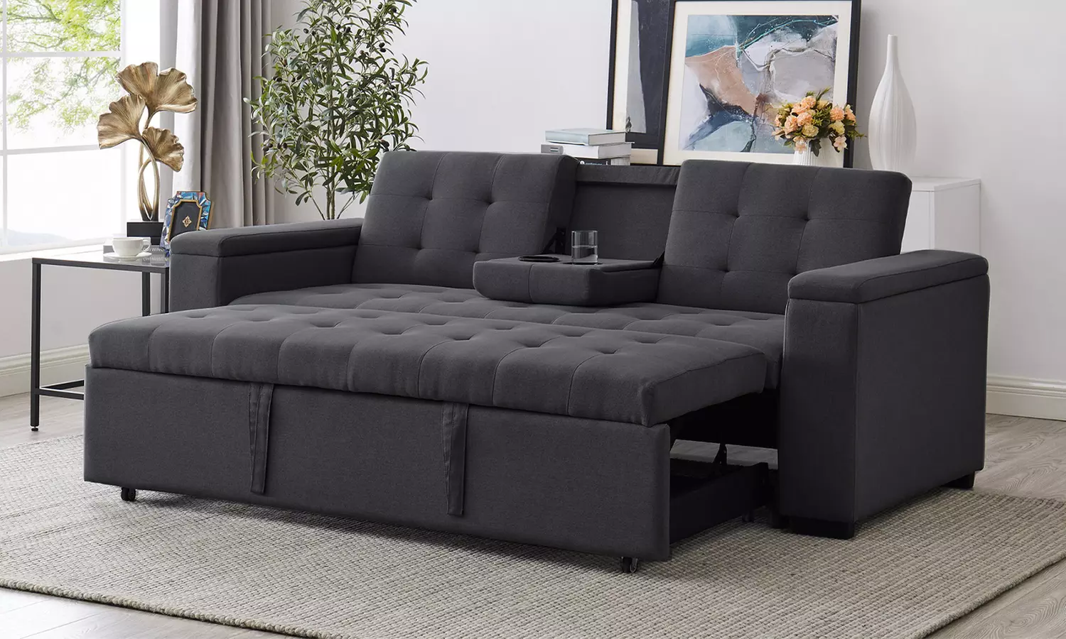 Canapé convertible Tiliia avec dossier rabattable de Kocoon