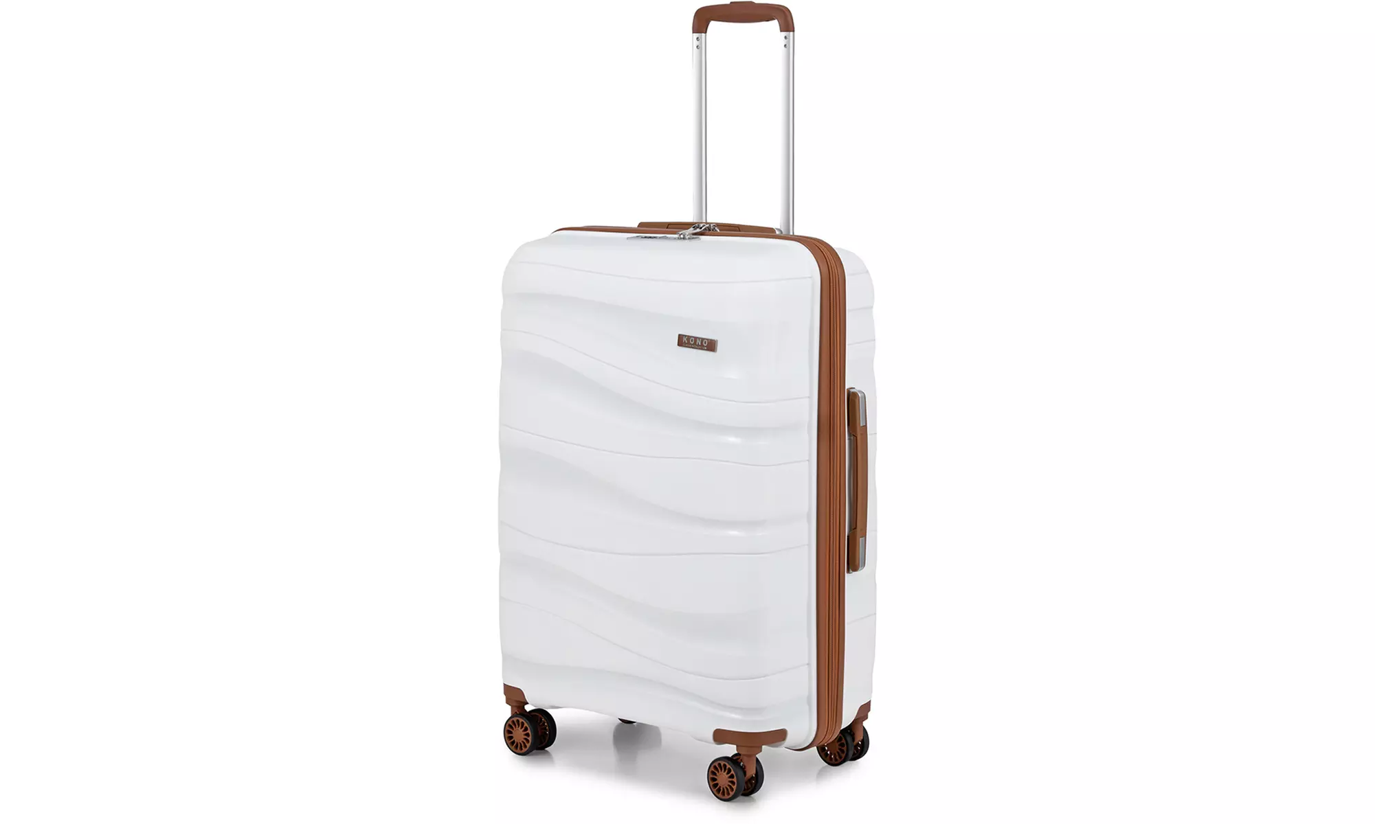 KONO One or Four Piece Hard Shell PP Suitcase With TSA Lock