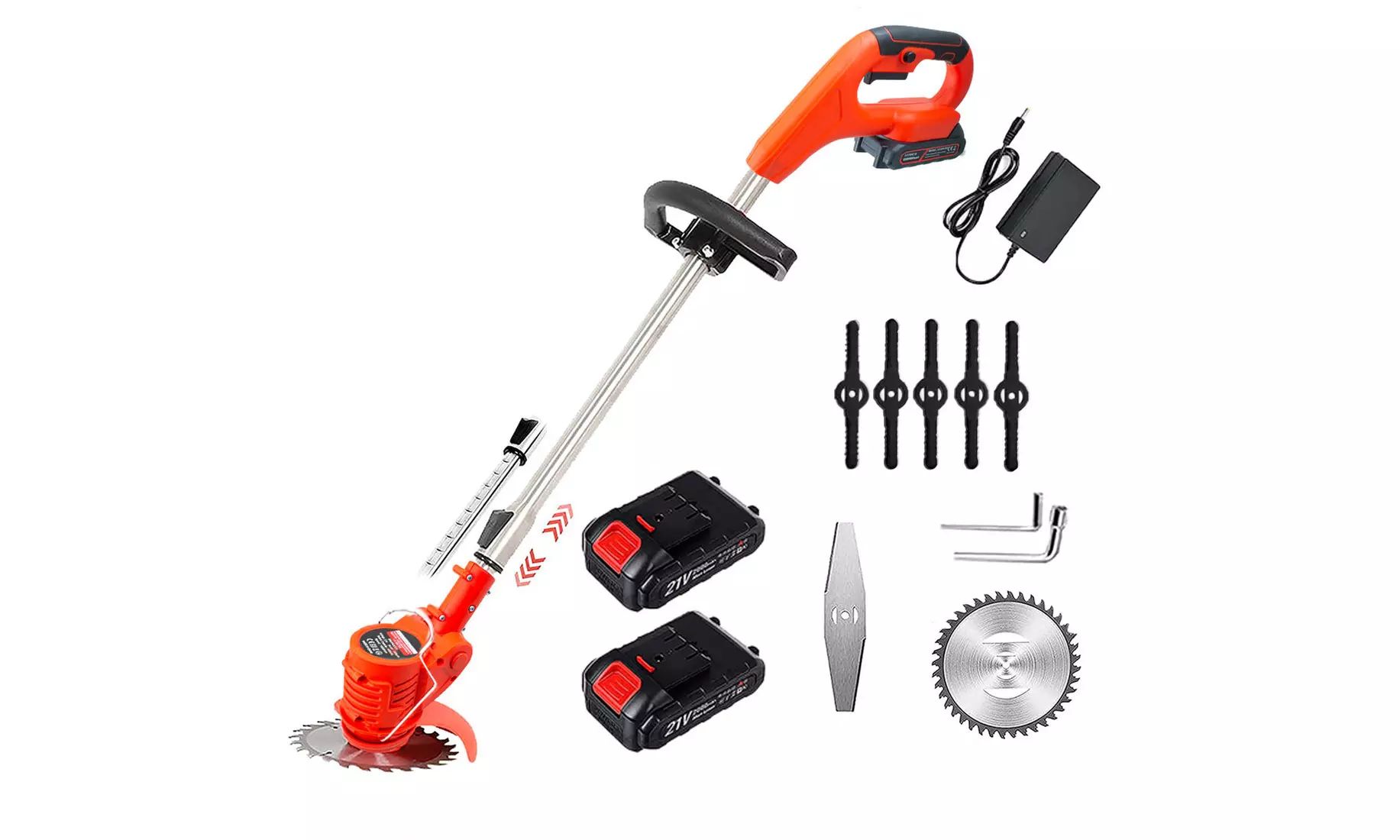 Débroussailleuse sans fil à double batterie 36W