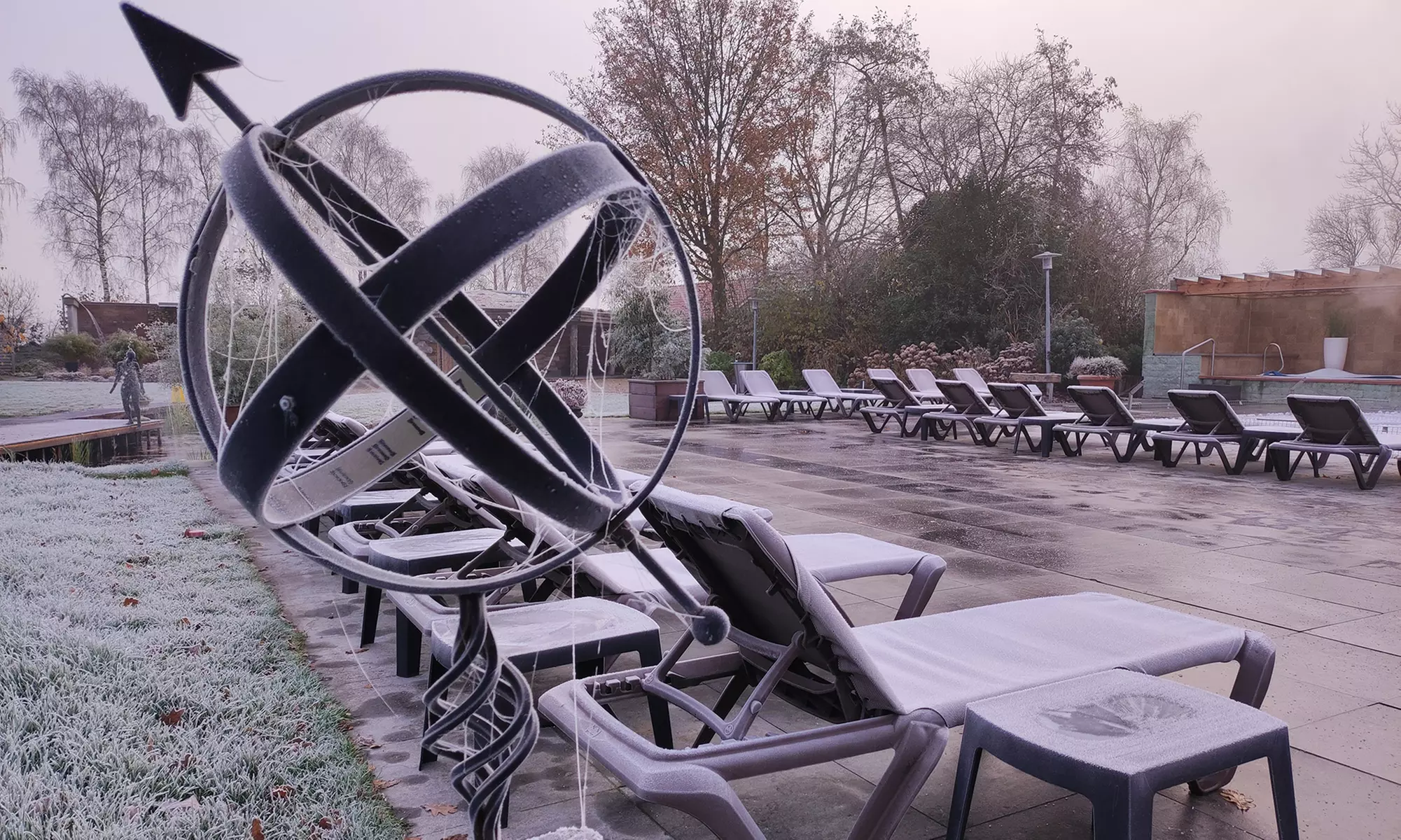 Geniet van diverse sauna's in een groene oase