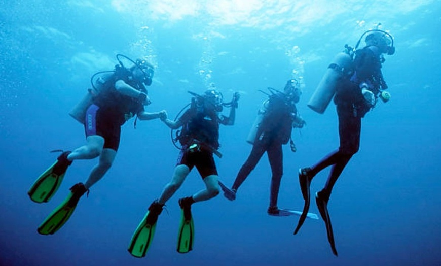 Image 3: Bautismo de buceo en barco hundido para 1 o 2 personas con fotos