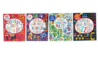 Totally Brain Puzzle Books (4-Pack)