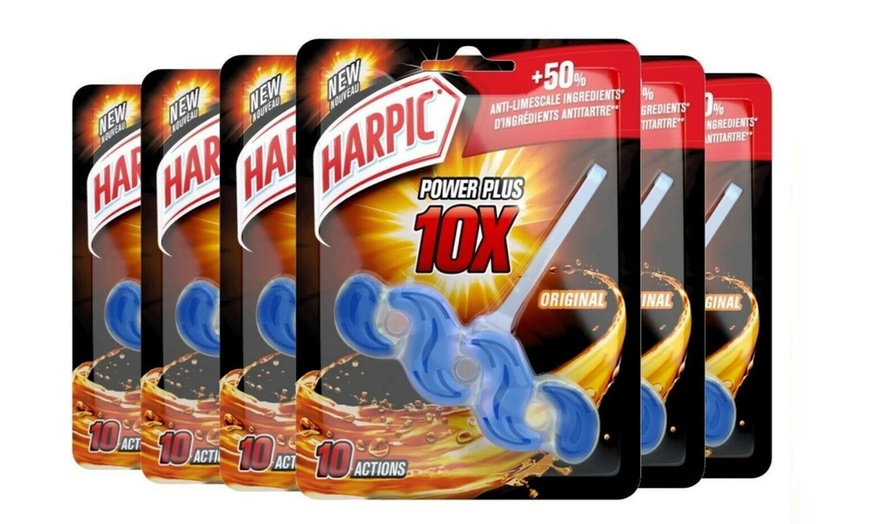 Image 2: 6-, 12- or 24 Packs of Eight-Piece Harpic Power Plus Tablets