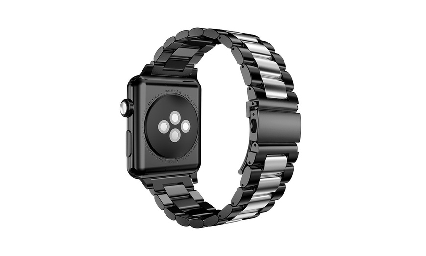 Image 20: Edelstahl- oder Nylon-Armband für die Apple Watch