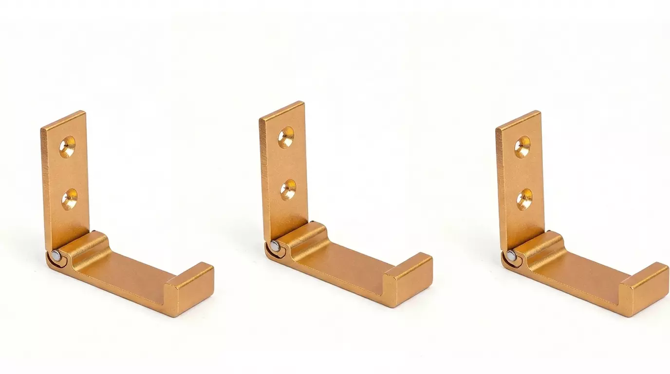 3er-Set Klapphaken zur Wandmontage