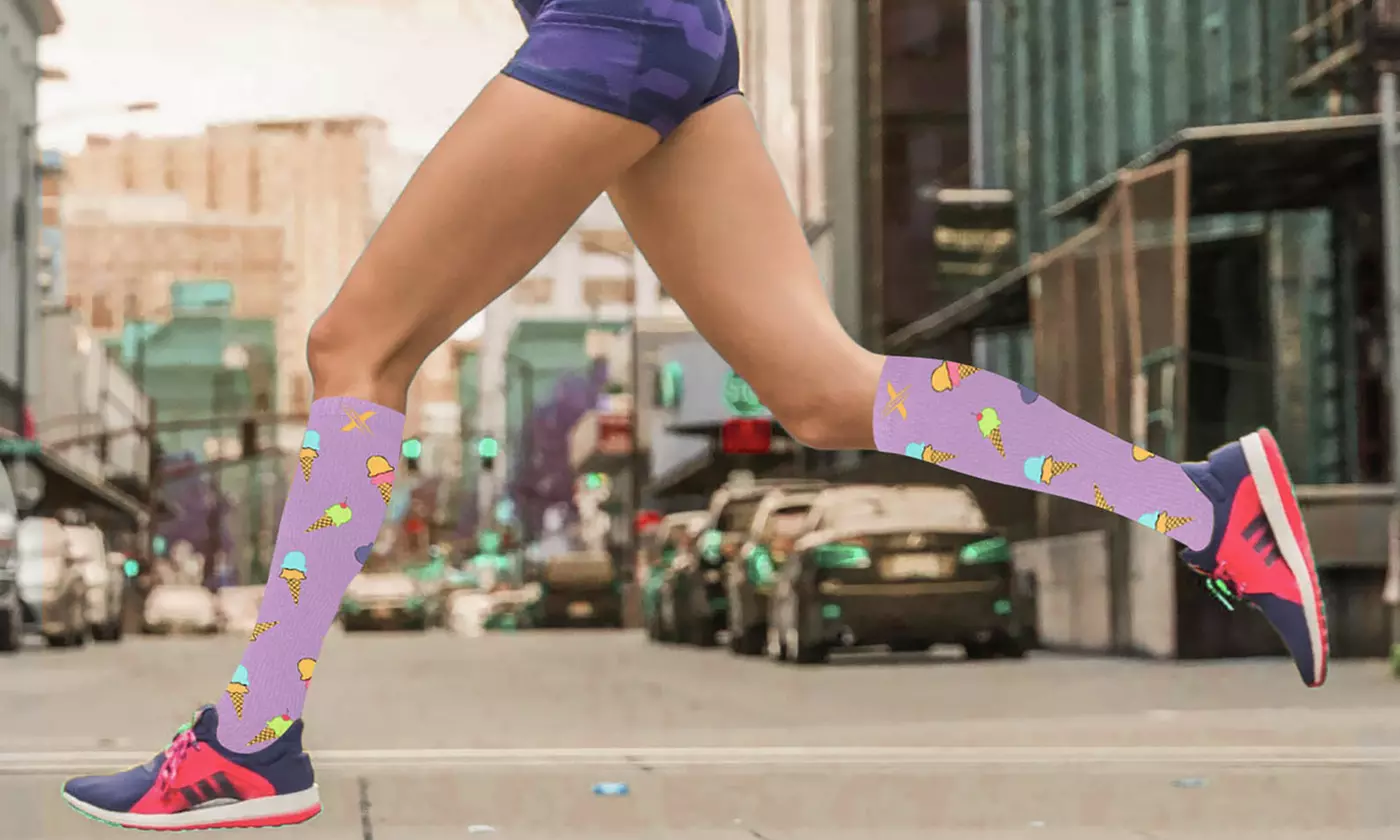 XTF Knee-High Compression Socks (3- or 6-Pack) - Second Medium