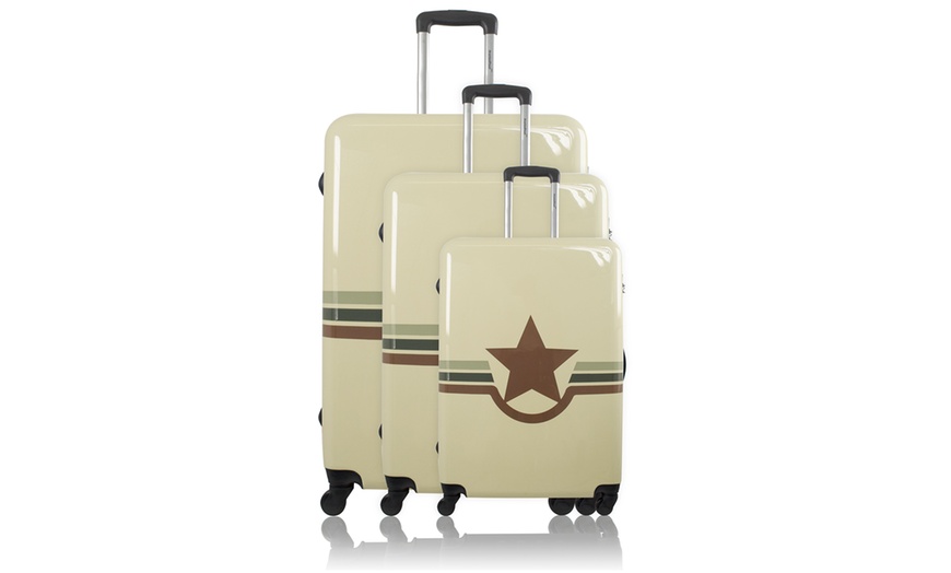 Image 8: Set of Three Trolley Suitcases