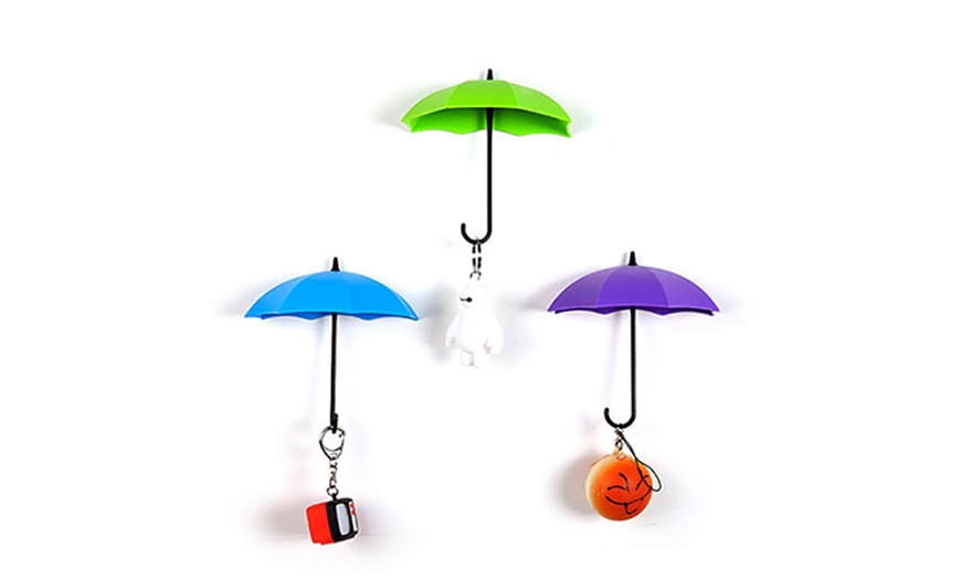 Image 3: 6 Decorative Umbrella Hooks
