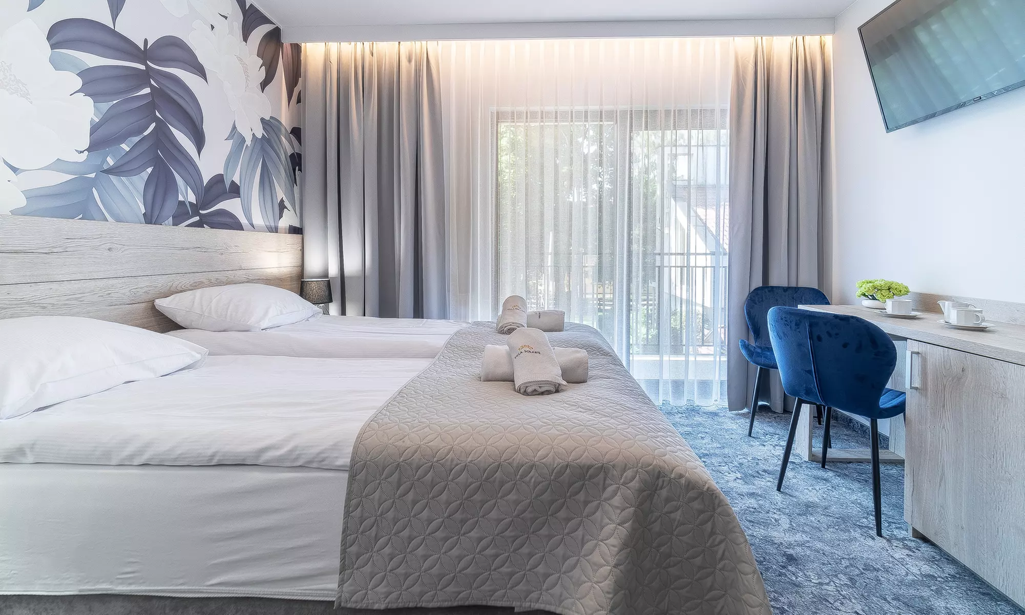 Wybrzeże: pokój dla 2 osób ze śniadaniami lub wyżywieniem HB i sauną