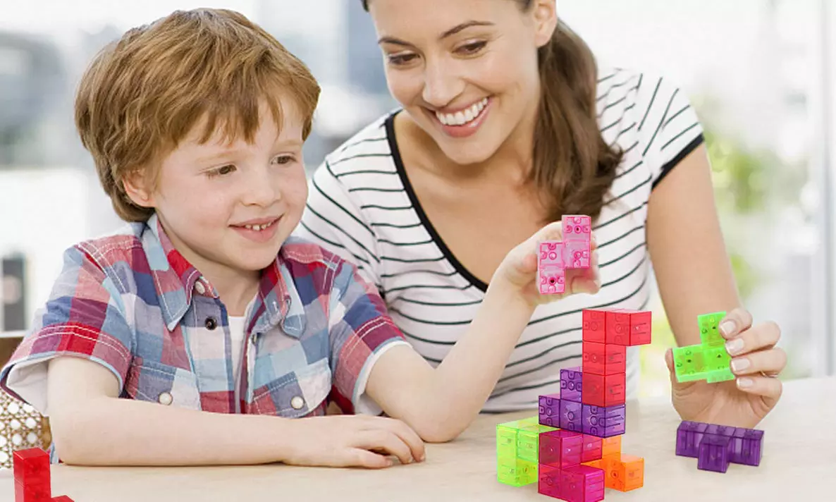 Zummy Magnetic Building Blocks (9-Piece)  - Primary Image