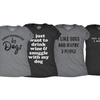 Image 1: Funny Slim-Fit Women's Dog T-shirts