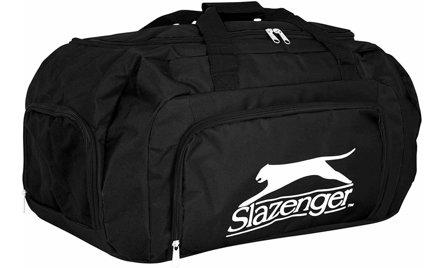 Image 7: Slazenger 55L Large Sports Gym Duffel Bag