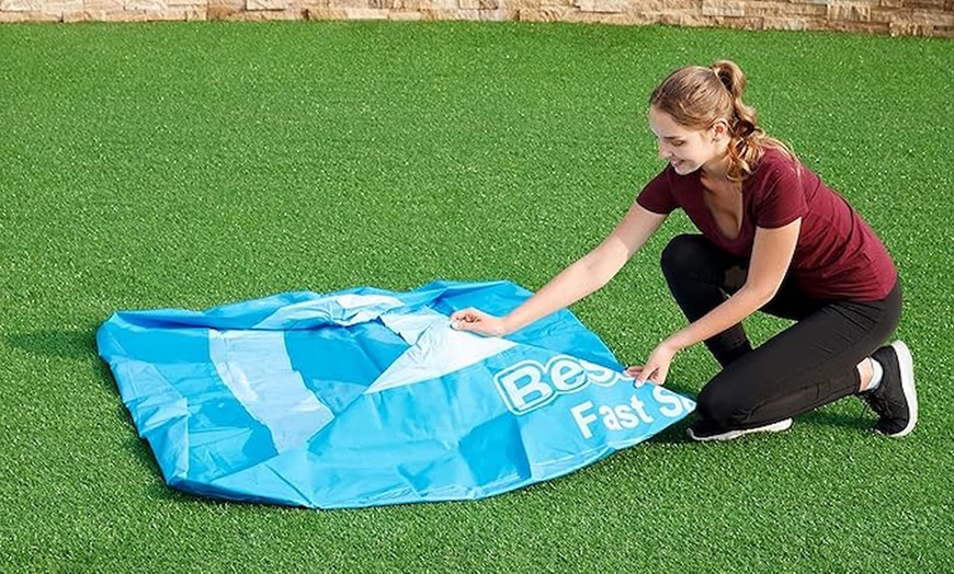 Image 6: Bestway rundes, aufblasbares oder selbstaufstellendes Planschbecken