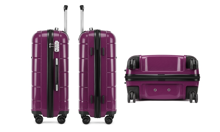 Image 12: KONO 20/24/28 PP Hard Shell Multiple Colors Suitcase with TSA Lock