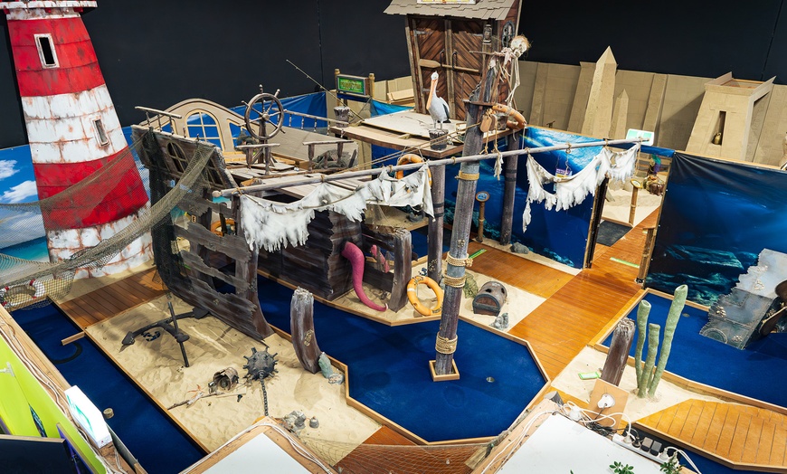 Image 1: Mega Mini Golf Group Deal 18 Hole Course For Up to Ten People 