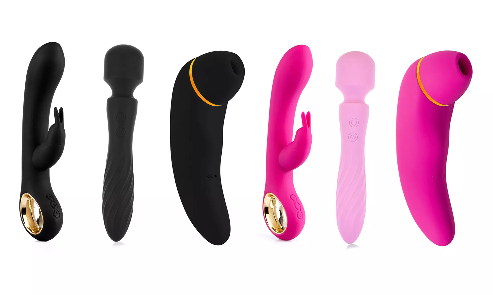 Sextoy - Lot stimulateur, vibromasseurs rabbit et wand de Hugbox