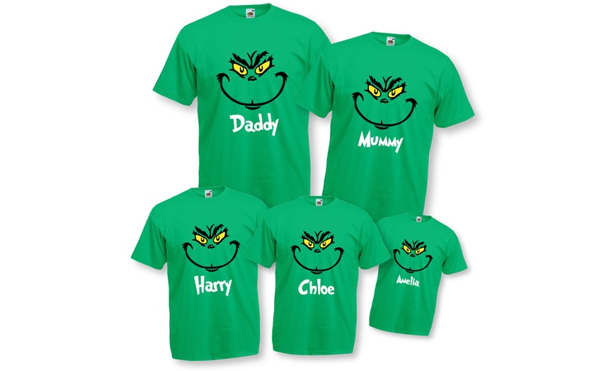 Image 2: Kids or Adult Grinch T shirt from Decomatters