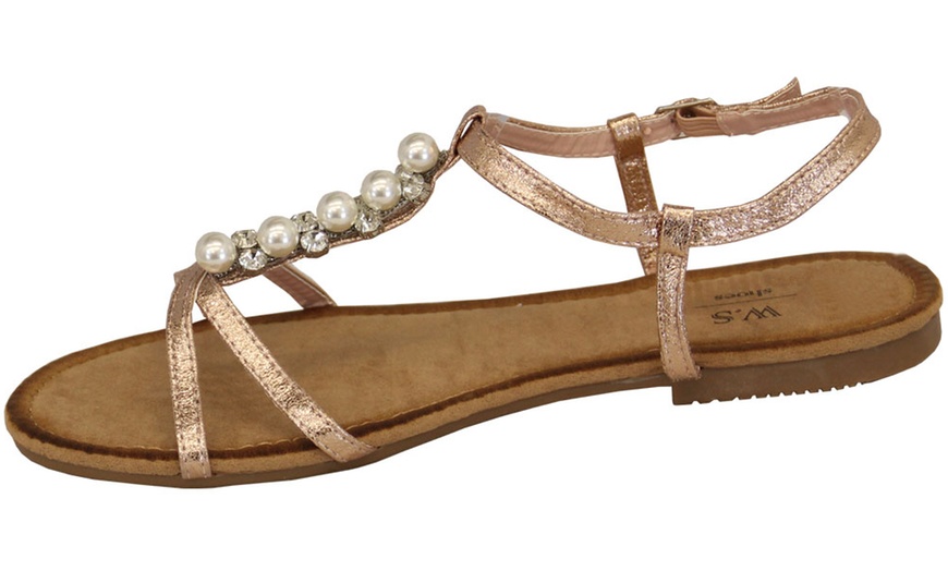 Image 5: Women's Diamante Sandals