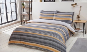 Chambray Stripe Duvet Set