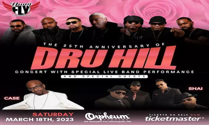 Dru Hill: The 25th Anniversary ft.Case And Shai on March 18 at 8 p.m. - Primary Image