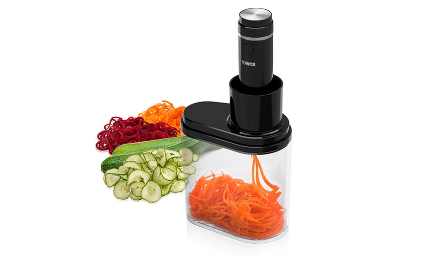 Image 7: Tower T19014 Electric Spiralizer