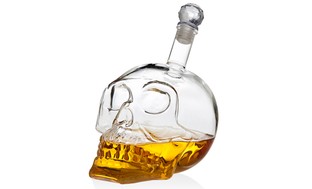 Glass Skull Decanter