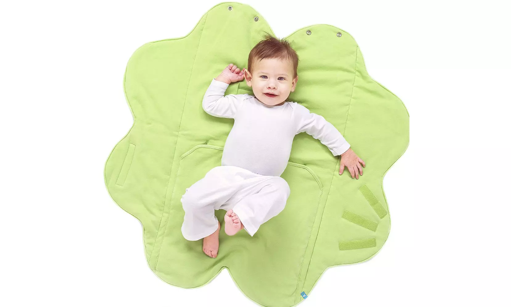 Couverture bébé fleur multi-usage de Wallaboo - Second Medium