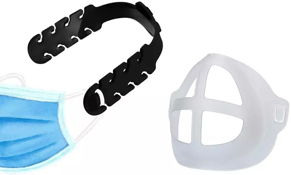 Lot de 1 à 12 support masques 3D avec ou sans accroche-masque - Image 2