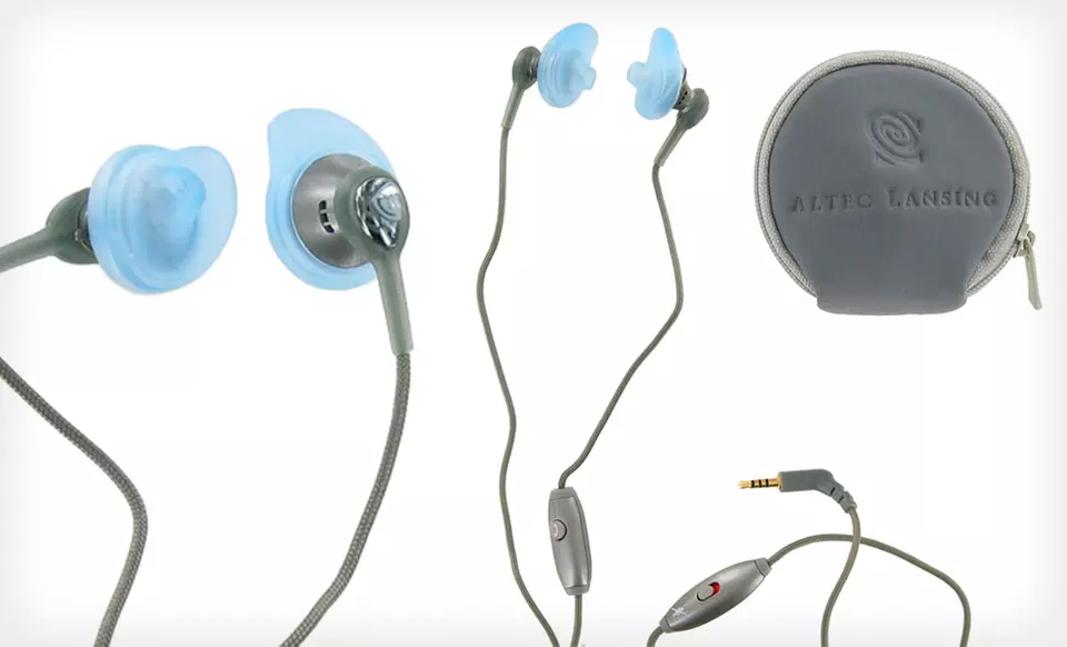 $5.99 for Altec Lansing 2.5mm Stereo Headset with 3.5mm Adapter and Pouch ($39.99 List Price). Free Returns. - Primary Image