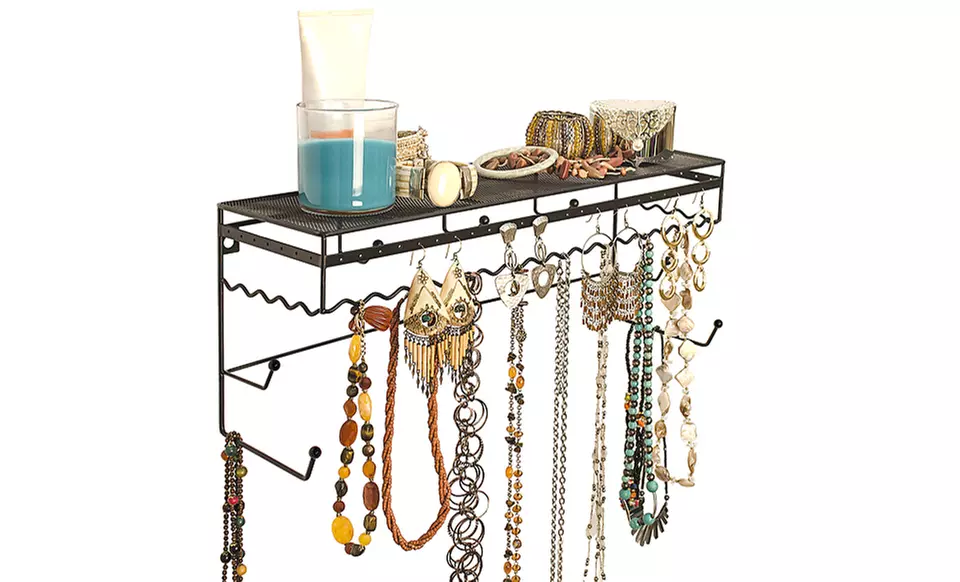 Wall-Mounted Jewelry Organizer - Primary Image