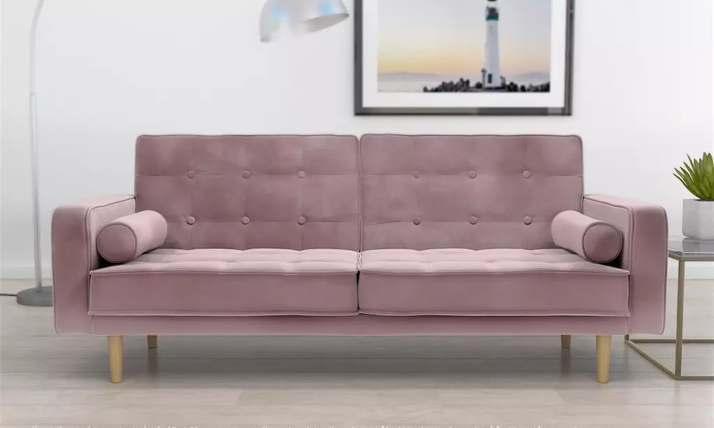 Canapé Clic Clac en velours convertible - Second Medium