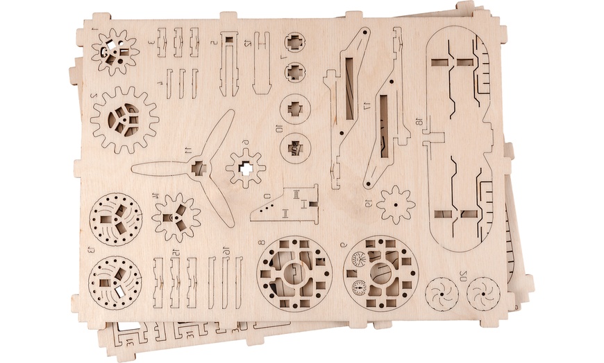 Image 2: Wooden City DIY Model