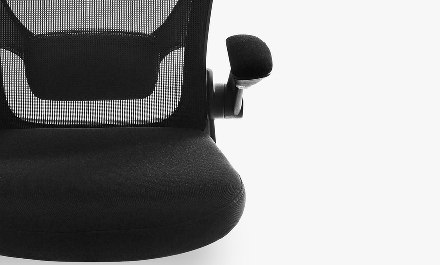 Image 2: Drafting Ergonomic Mesh Desk Chair